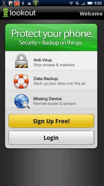 Lookout Mobile Security FREE