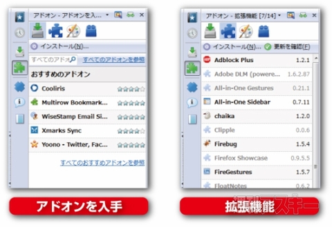 FirefoxアドオンAll-in-One Sidebarで遊ぼう!!