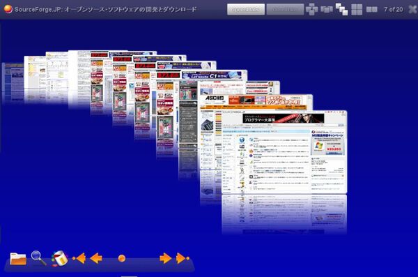 Chromeエクステンション：TabsPreview