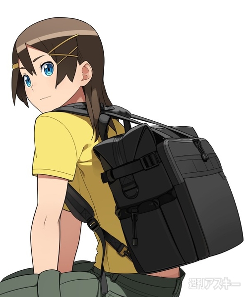 明日香withハクバカメラバッグ