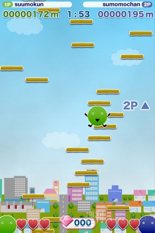 【iPhoneアプリ】アクションゲーム『SUUMOJUMP』