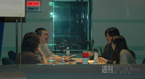 週刊デジタリアン　藤堂あきと　収録中風景