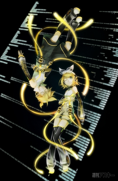 Vocaloid2 鏡音リン レン の追加音声 鏡音リン レン アペンド パッケージ イラスト公開 週刊アスキー