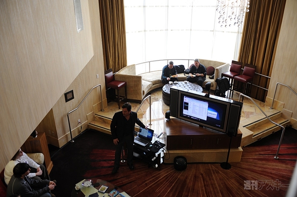 CES2011:DOLBY:レインマンを撮影したスイートルームで聴くドルビーのPC向け新技術