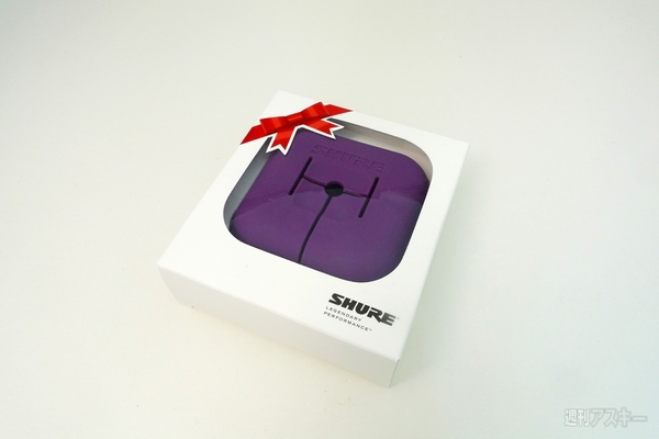 Shure：イヤホン用シリコンケース：パープル
