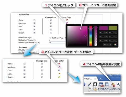 Chrome：Twitter系定番のエクステンションChromed Bird