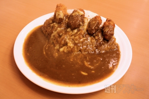 マンモス1kgカキフライカレー