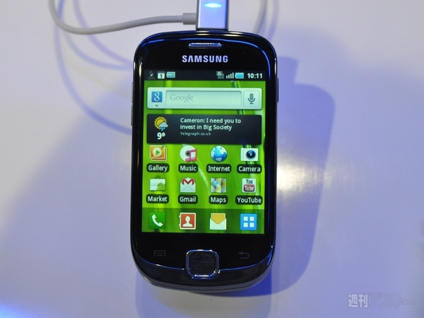 Galaxyファミリー勢ぞろいのサムスンブース