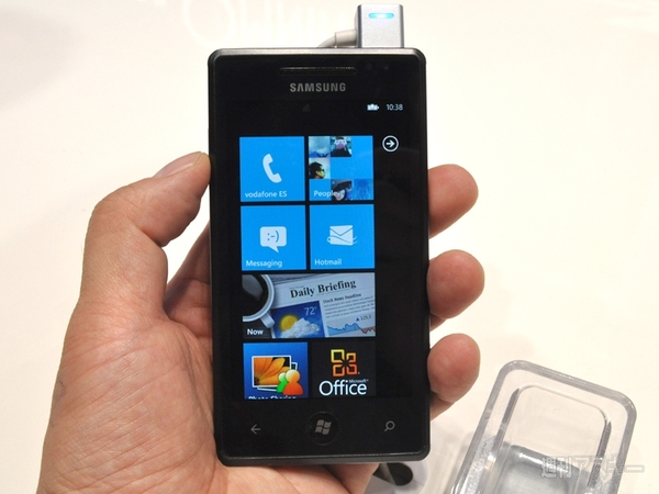 Galaxyファミリー勢ぞろいのサムスンブース