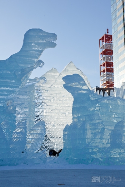 極寒の札幌で“雪ミク”＆“氷ミク”を激写だ！