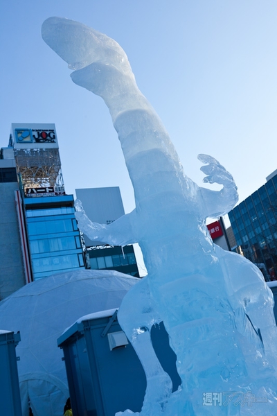 極寒の札幌で“雪ミク”＆“氷ミク”を激写だ！