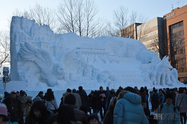 極寒の札幌で“雪ミク”＆“氷ミク”を激写だ！