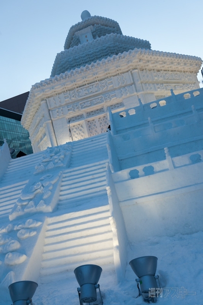 極寒の札幌で“雪ミク”＆“氷ミク”を激写だ！