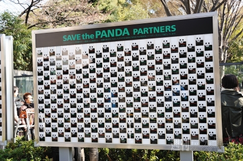 上野でパンダ公開！！