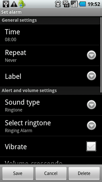 目覚まし時計 Xtreme