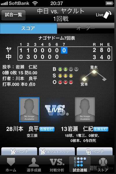 プロ野球！Data & Live 2011