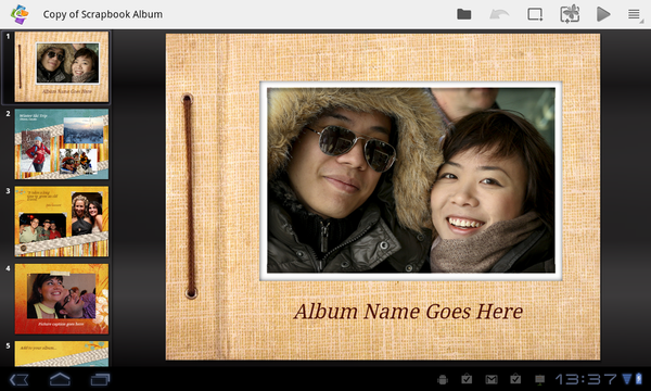 Androidタブレットアプリ