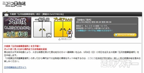 ニコニコ大相撲