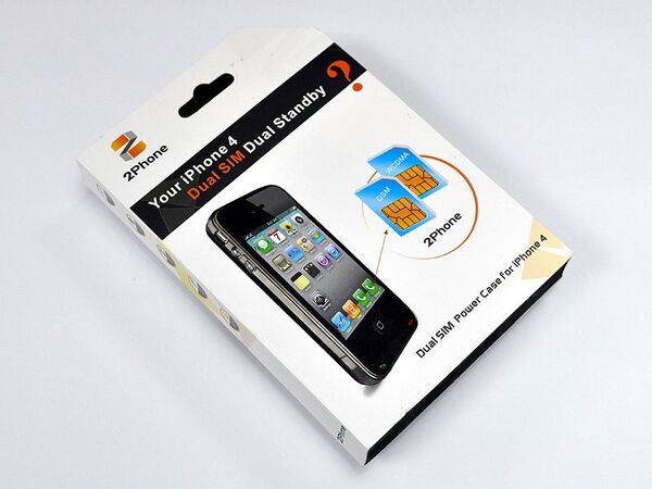 【海外限定＆自己責任！】iPhone4をデュアルSIM対応にしちゃう専用本体カバー