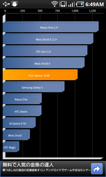 『GALAXY S SC-02B』にAndroid2.3を適用したら爆速に！