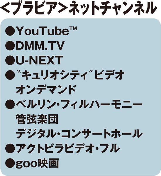 インターネットテレビBRAVIA