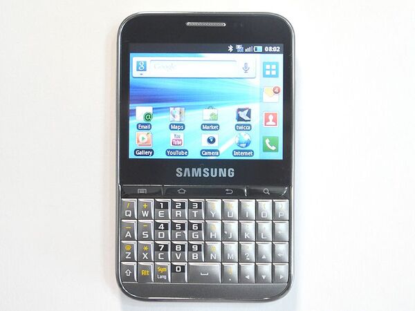 【海外端末】サクサクつぶやける縦型QWERTYキー搭載『Galaxy Pro』