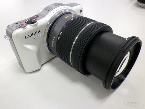 ダブルレンズキットの望遠