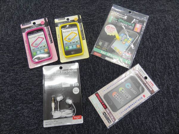 100円で買えるiPhone4用アクセを試してみた