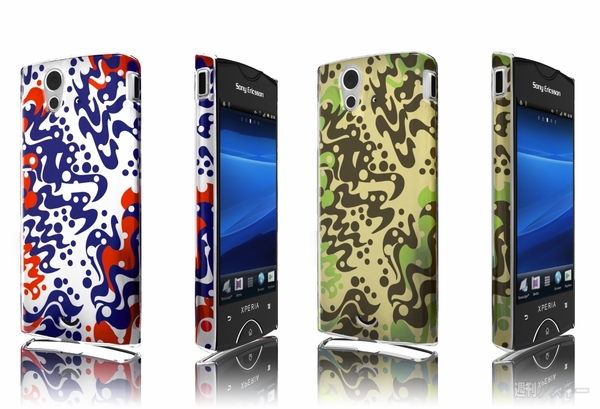 『Drape Collection for Xperia ray ウェーブ･カモ with Crystal Case』