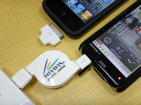 【iPhone5に備えよ！】iPhone＆Android機に両対応する巻き取り式ケーブル