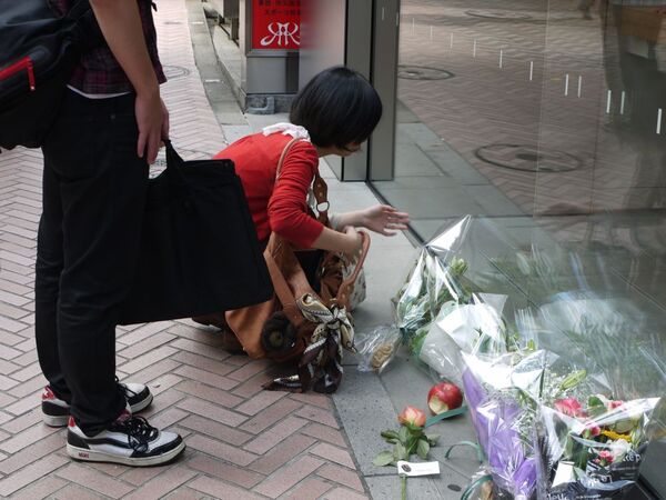 アップルストア献花