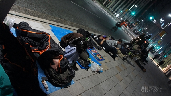 iPhone 4S行列レポート アップルストア銀座編