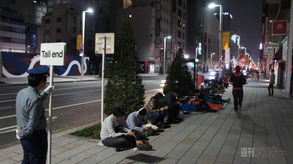 iPhone 4S行列レポート アップルストア銀座編