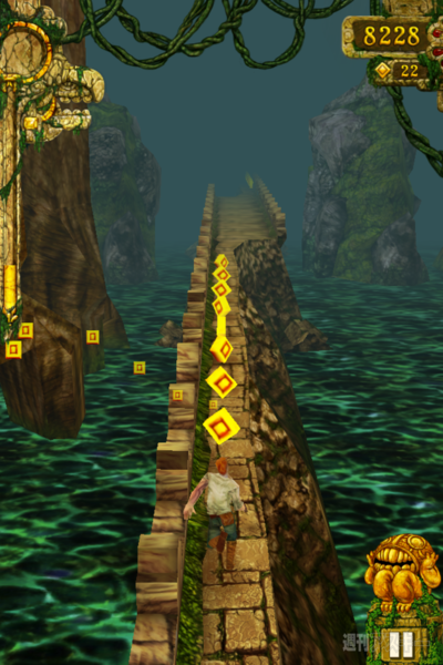 週アス×iPhoneゲームアプリ：逃げる逃げる逃げるゲーム。プレイ感はこれ、旗揚げゲームなんですよね。なんですけどね  ■記事本文