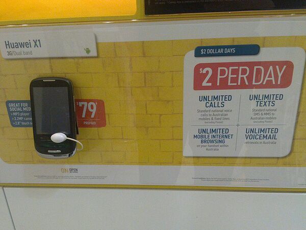 シドニーなら6000円でスマホが買えちゃう