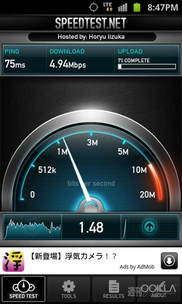 GALAXY SⅡ LTE発売