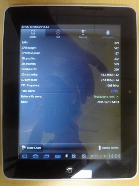 イオシスの第６世代Androidタブレット『ipPad6』はハニカムライク!?