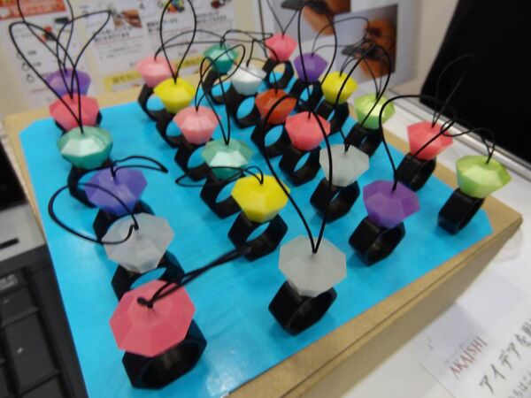 スナック食べながらでもスマホの画面が汚れない“スマートリング”