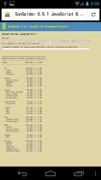 Android用Chromeは尋常じゃないほど速かった