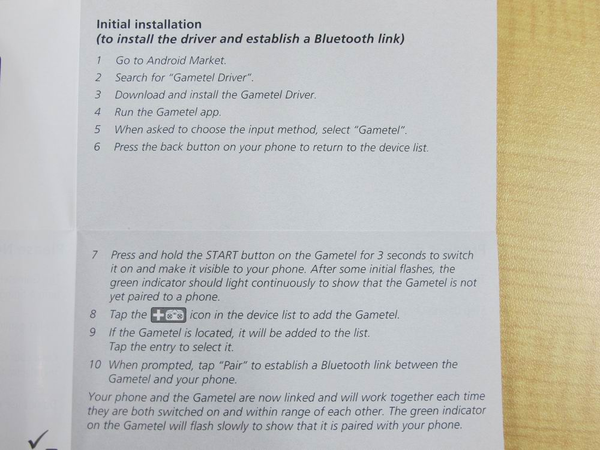 スマホにゲーム機の操作性を実現するBTゲームパッド