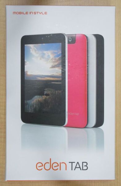 7インチAndroid2.3タブレット『eden TAB』最速実機レビュー