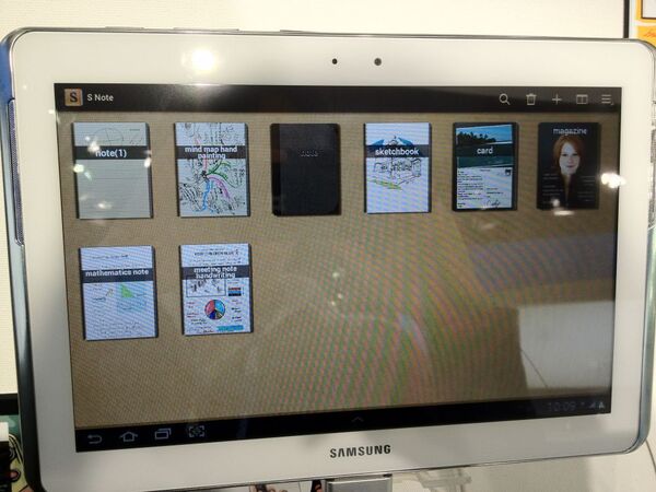 MWC2012：週アスで3人は『GALAXY Note 10.1』を買うね！