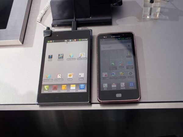 MWC2012：LGエレクトロニクスの5インチスマホはLTE対応!!　クアッドコア搭載モデルも爆速だっ！