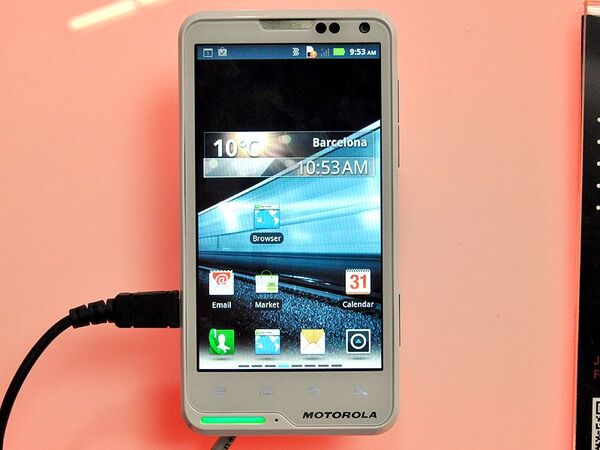 MWC2012：モトローラには最新スマートフォンが勢ぞろい