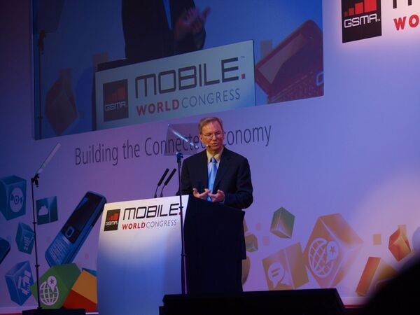 MWC2012：グーグル会長基調講演「20ドルのスマホがデジタル格差をなくす」