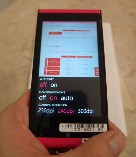 書類の傾きを補正してPDF化できるWP7アプリが無敵!!