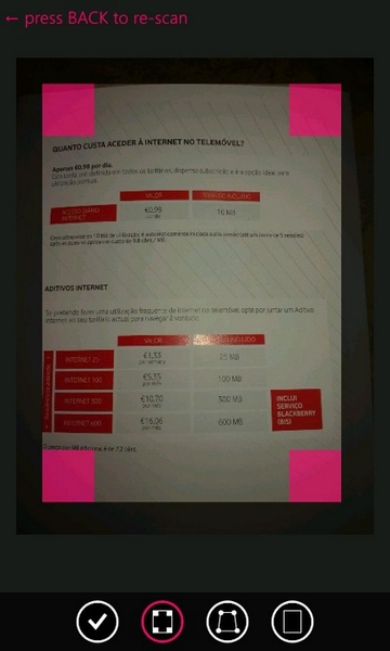 書類の傾きを補正してPDF化できるWP7アプリが無敵!!