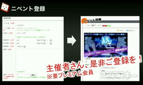 ニコニコ動画5周年記念新サービス発表会（γ）