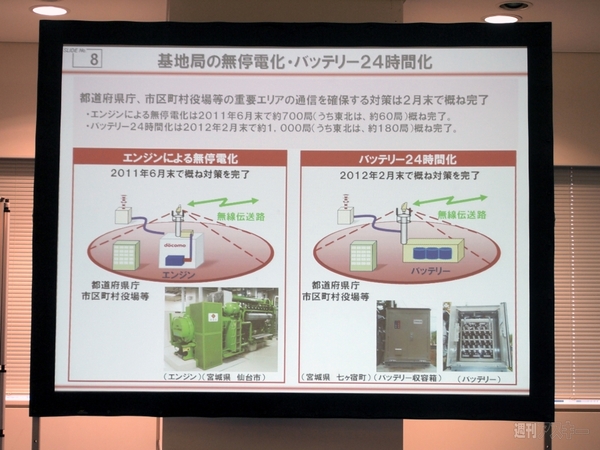 ドコモ災害対策会見