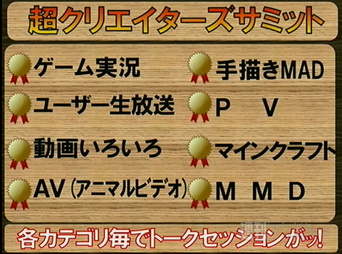 ニコニコ超会議のボーカロイド系イベント